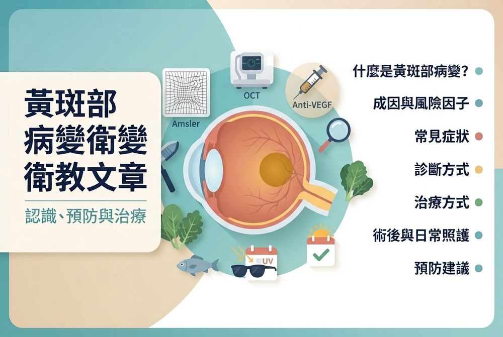 黃斑部病變衛教文章：認識、預防與治療