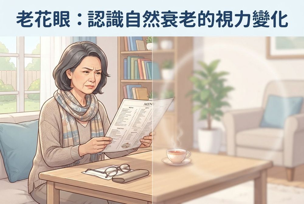 老花眼：認識自然衰老的視力變化