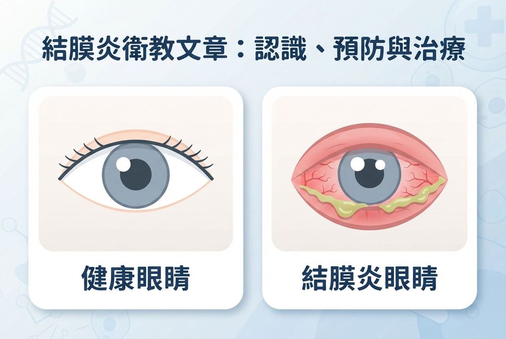 結膜炎衛教文章：認識、預防與治療