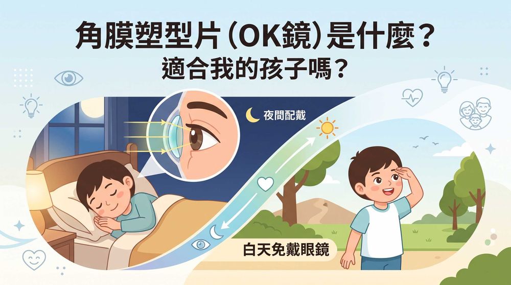 角膜塑型片（OK鏡）是什麼？適合我的孩子嗎？