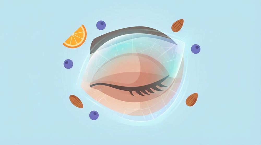 抗氧化劑：維生素 C、E 與花青素——為眼表穿上防彈衣